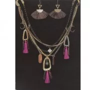 Pendentif demi-lune à décorer en laiton 20 mm doré rose x1