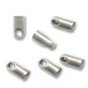 Embouts pour chaîne et cordon 1.6 mm - argenté vieilli x20