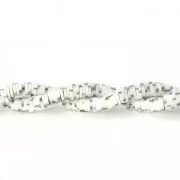 Noir/Blanc - Perles Heishi rondelles en pâte polymère 5x1 mm Blanc et Noir x39 cm Perles Heishi rondelles en pâte polymère 5x1 mm Blanc et Noir x39 cm