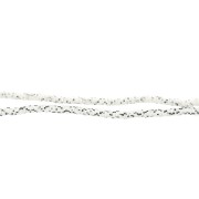 Perles Heishi rondelles en pâte polymère 5x1 mm Blanc et Noir x39 cm