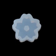Moule silicone pour réaliser une fleur de 27 mm en résine - Transparent x1|raw }}