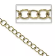 Chaîne maille rombo 4,7 mm bronze x1m