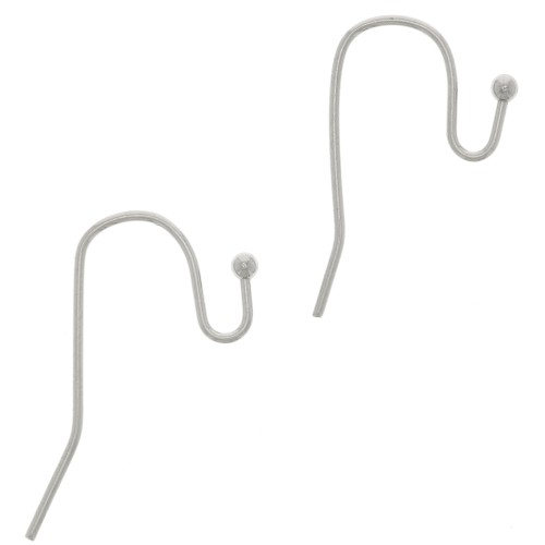 Crochets d'oreilles 12 mm en Acier inox x16