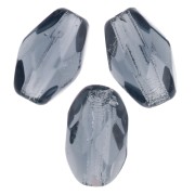 Perles olives facettées 6x4 mm - Montana Blue x25