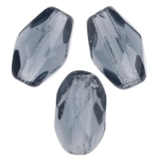 Perles olives facettées 6x4 mm - Montana Blue x25