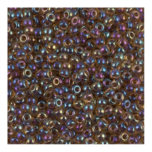 Rocaille Miyuki 11/0 357 - Lt Topaz AB Root Beer Lined x8g