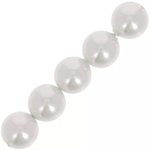 Perles nacrées Swarovski 5810 4 mm White Pearl x paquet de 500 pcs