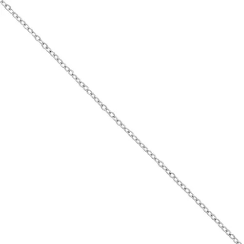 Chaîne maille Forçat limée 1.6x2 mm en Acier inoxydable x10 m