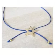 Bouton ovale incurvé 14x10 mm en Acier inoxydable  x1