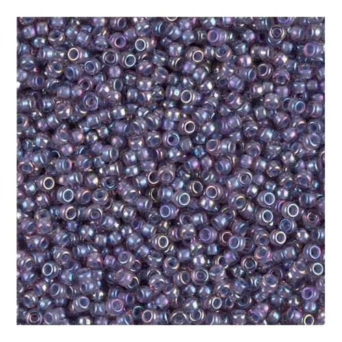 Rocaille Miyuki 11/0 360 - Lined Light Amethyst AB x8g