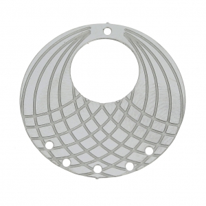 Intercalaires/Chandeliers 6 trous à décorer 23 mm en Acier inox x2