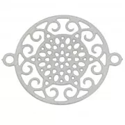 Intercalaire ajouré 2 anneaux 25x20 mm en Acier inox x1