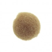 Pompon rond synthétique 10 mm Light Brown x1|raw }}
