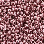 Perles rocailles Preciosa  11/0 2 mm - Terra Métallique - Rose Poudré x20g