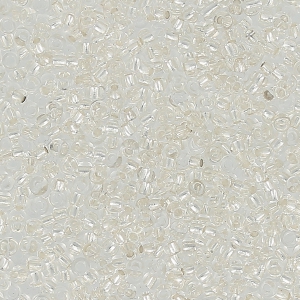 Perles rocailles Preciosa 15/0 - 1.5 mm Crystal Silver Lined x20g