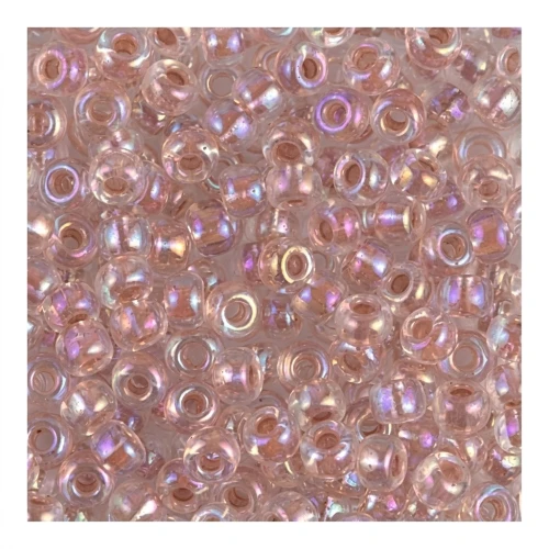 Rocaille Miyuki 8/0 275 - Crystal AB Dark Peach Lined x8g