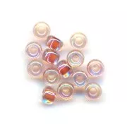 Rocaille Miyuki 8/0 275 - Crystal AB Dark Peach Lined x8g