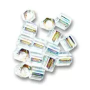 Rocaille Miyuki 8/0 Hex Cut 250 - Crystal AB x8g