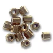 Rocaille Miyuki 8/0 Hex Cut 457 - Dark Bronze Metallic x8g