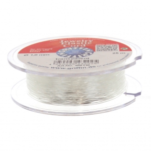 Fil élastique 1 mm Stretch Magic Elastic Cord - Transparent x25m