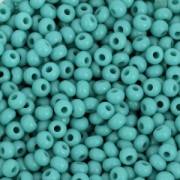 Perles rocailles Preciosa 9/0 2.5 mm - Green Turquoise x250g