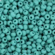 Perles rocailles Preciosa 9/0 2.5 mm - Green Turquoise x250g