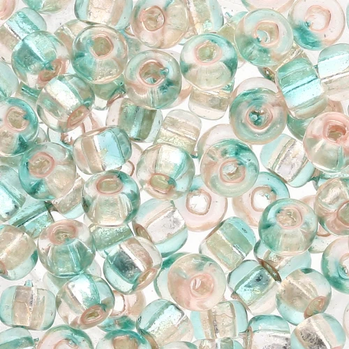 Rocaille Miyuki 6/0 Rococo 3277 - Aqua Light Rose SL x8g