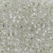 Perles rocailles Preciosa 9/0 2.5 mm - Crystal Silver Lined x250g