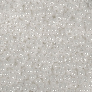 Perles rocailles Preciosa 11/0 2 mm - Chalkwhite Sfinx x250g