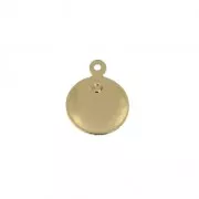 Breloque astrologique - signe du zodiaque Taureau 13 mm Plaqué Or 3 microns x1