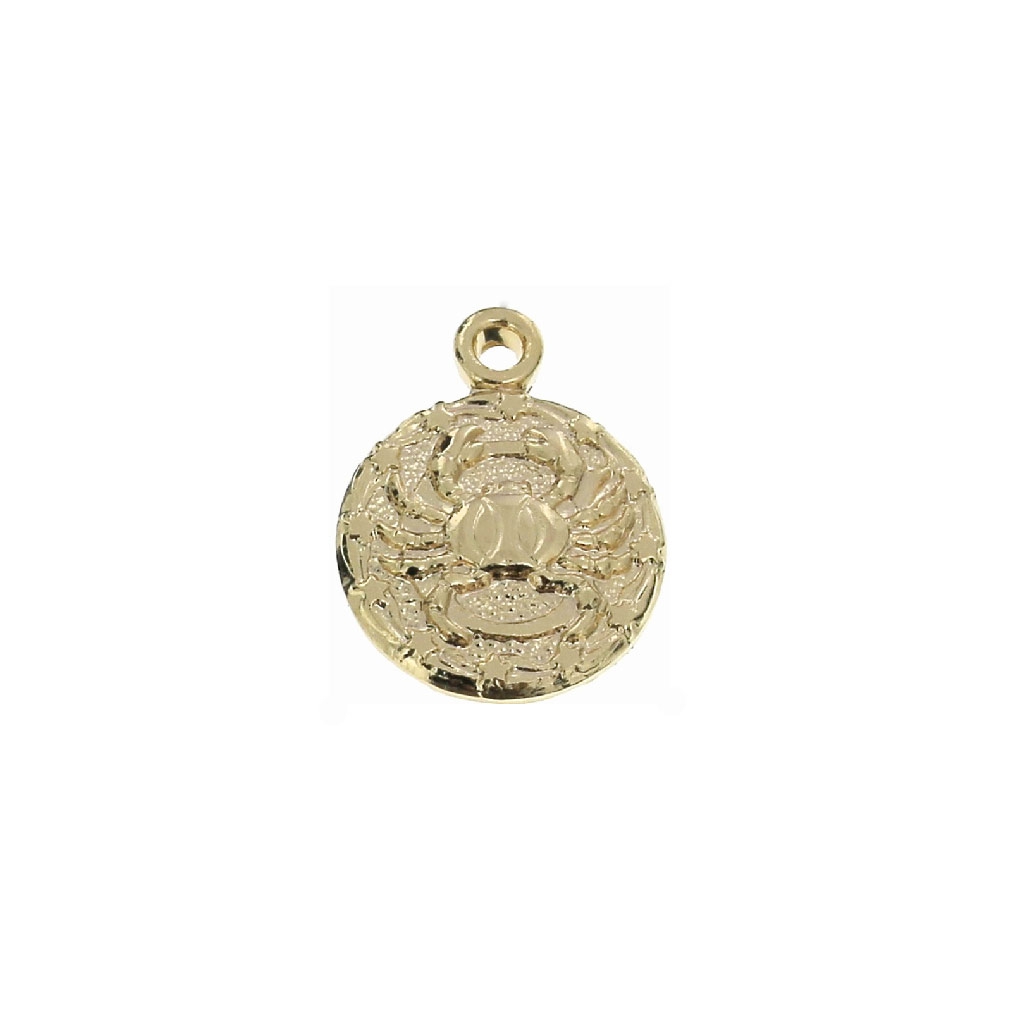 Médaille Zodiaque Signe du Cancer Or Jaune 750 - Becker - Ocarat