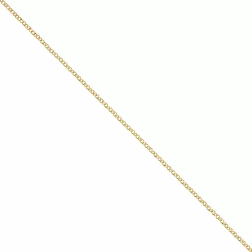 Chaîne maille jaseron 1,9 mm Doré à l'or fin x1m