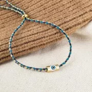 Perle stoppeur en laiton 7x3.5 mm avec un trou de 2 mm Doré à l'or fin x1