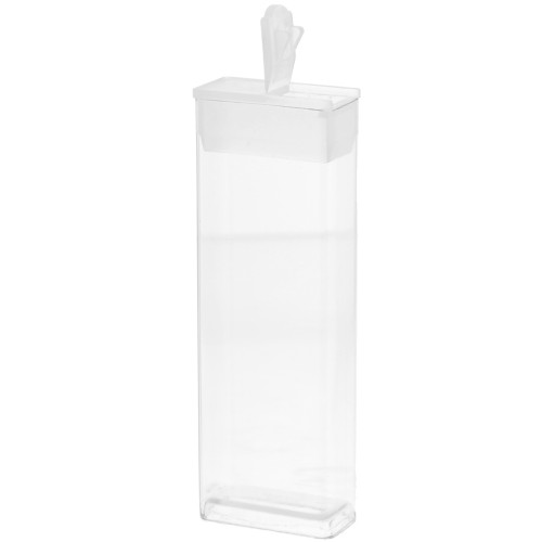 Lot De 40 Tubes De Rangement Transparents Avec Couvercles Noirs - Dimensions 25x55 Mm - Pour Perles, Bijoux, Petits Accessoires De Loisir Créatif