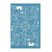 Silk Screen Moiko pour Pâte polymère 74x105 mm - Abstrait 10.21