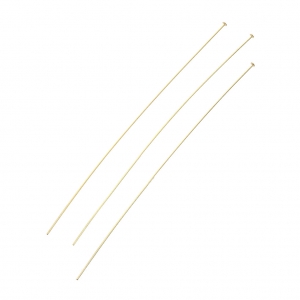 Clous tête plate 76x0.5 mm Gold filled (or laminé) x10