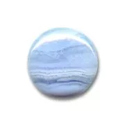 Cabochon rond 15 mm - Blue Lace Agate x1