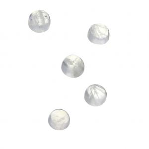 Cabochons ronds 4 mm à coller ou à sertir Pierre de Lune x5