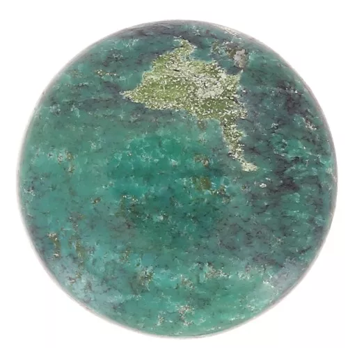 Cabochon rond 20 mm Turquoise naturelle x1