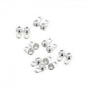 Embouts pour chaîne maille boule 1.5 à 1.8 mm en Argent 925 x10|raw }}
