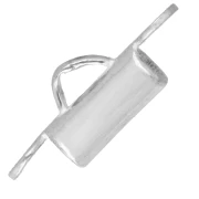 Embout pour tissage de perles rocailles & Delica Miyuki 8.5 mm - Argent 925 x1