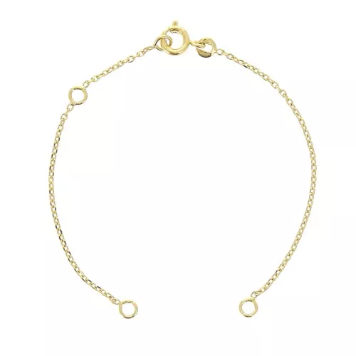 Bracelet chaîne maille forçat limée 1.3 mm Plaqué Or 3 microns x15 cm