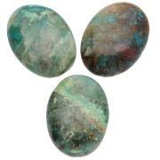 Cabochon ovale 25x18 mm Chrysocolle
