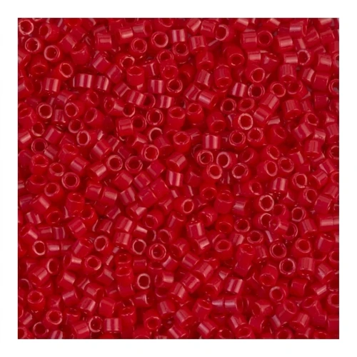 Miyuki Delica 10/0 DBM0723 - Opaque Red x8g