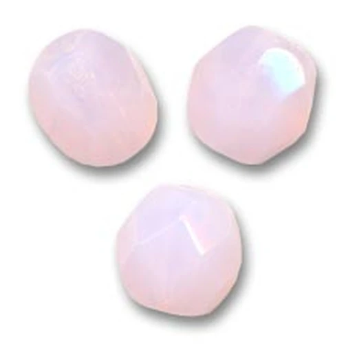 Facettes 6 mm Rose Water Opal x25