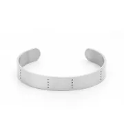 Bracelet spécial tissage de perles Miyuki 10x150 mm en Acier inox x1