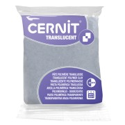 Pâte Cernit Translucent - Glitter Argent (n°080) x56gr