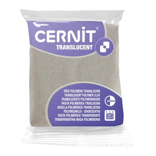 Pâte Cernit Translucent 56gr Glitter Or (n°050)