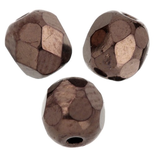 Facettes 3 mm Jet Bronze x50