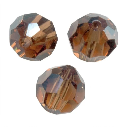 Perle ronde PureCrystal 5000 8 mm - Smoked Topaz x1